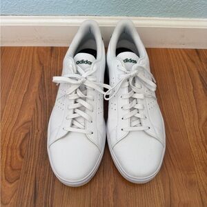 adidas White Low-Top Sneakers